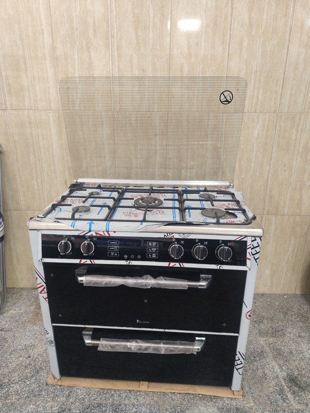 اجاق گاز طرح فر ریکاردو کشو دار فندک اتوماتیک